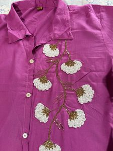 Beautiful purple co ord set (totally new)