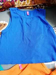 Set of 2 Ribbed Tank Tops
