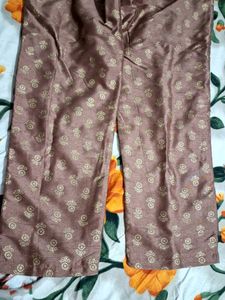 Elegant Printed Silk Pants