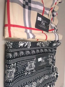 combo of two Black &amp; White Elephant Print girls to