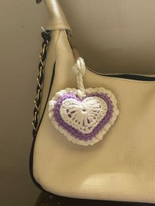 Handmade Crochet Heart Charm