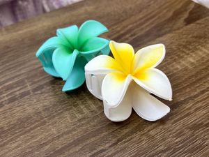 Large Plumeria Flower Claw Clip🌸Cute Floral Hair
