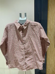 Striped Button-Down Shirt