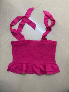Chic Smocked Peplum Top