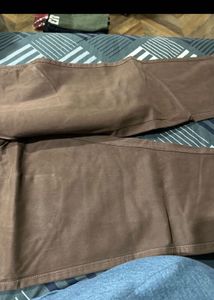 Color Plus Brown Slim Fit Formal Pants