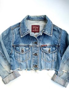 Vintage Cropped Denim Jacket