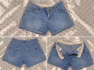 Cute Light Wash Denim Shorts