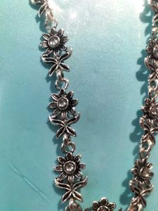 oxidised silver jewellery set.