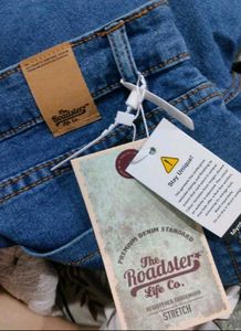 Wide Leg Blue Denim Jeans