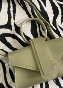 Chic Olive Green Mini Handbag