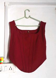 L size red corset 💋✨