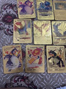 Rare Gold Pokemon Cards Collection