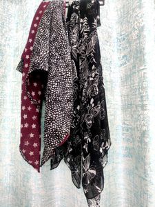 Patterned Scarves - Set of 2