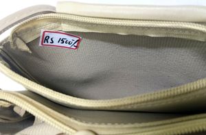 Sling bag 2 in one with golden metal stone/Stylish