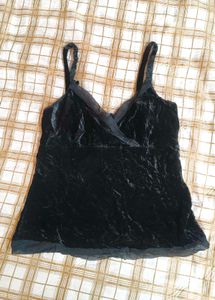 Elegant Black INC International Concepts top