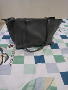 hand bag grey colour