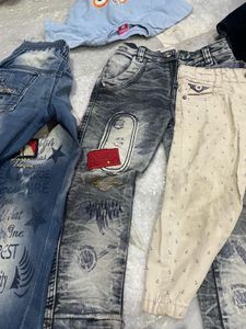 combo of jacket pants shirts ethnic wear