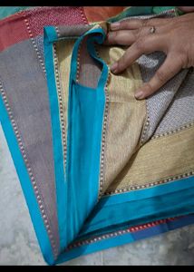 Elegant Green Cotton Saree