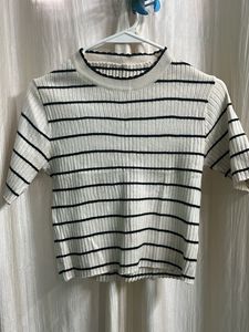Striped Knit Top - Perfect for layering