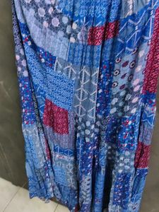 Bohemian Patchwork Maxi Skirt