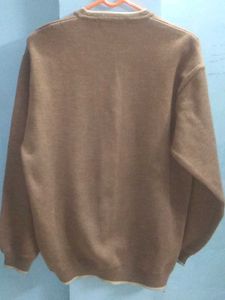 Classic Brown V-Neck Sweater