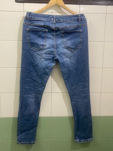 Blue Wash Denim Jeans
