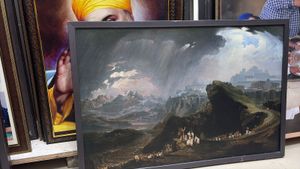 Framed Landscape Painting