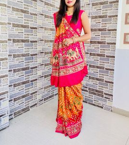 wedding style heavy saree