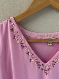 Pink Embellished Dress