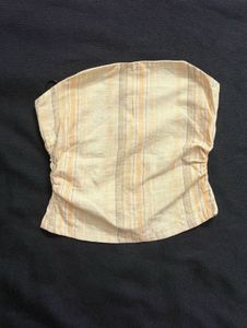H&M Stripped Bandeau Top