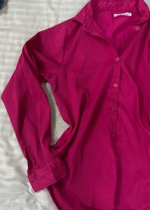 Pink oversized Shirt