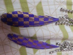 New Unused Dangling Chain Earrings
