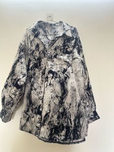 Abstract Print Long Sleeve Shirt