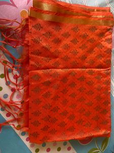 Women’s Hand Block Printed Chanderi Dupatta