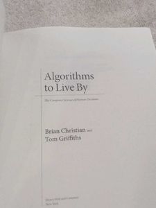 Algorithms to Live By