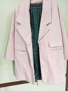 Pastel Pink Oversized Coat
