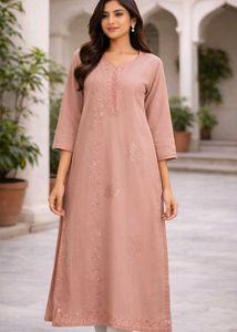 Elegant Embroidered Kurta