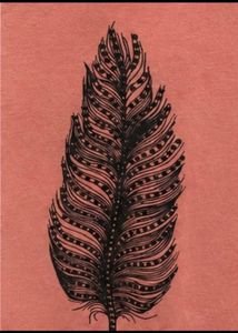 Feather Print T-Shirt