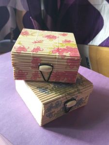 Decorative Bamboo Storage Boxes