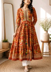Ethnic Motifs Printed Anarkali
