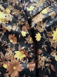 Floral Velvet Blazer