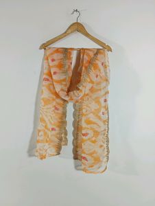 Multicolor Printed,Embroidered BorderDupatta(women