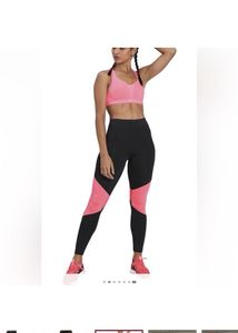 PUMAWomen Sports Lightly Padded Bra (Pink)