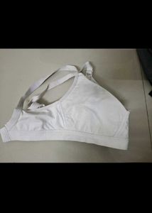 Comfortable White Full Coverage Bra