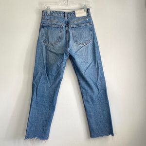 Zara Classic Blue Wash Straight Leg Jeans