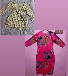 Buy 1 get one printed short kurti (Women’s)