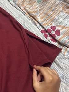 Maroon Tube Top