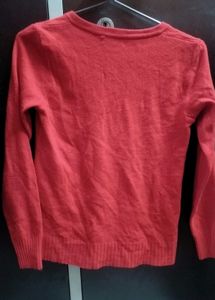Red cardigan Sweater