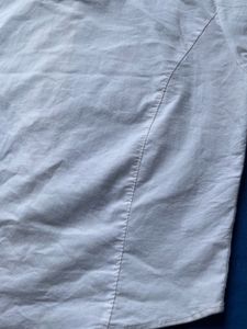 Classic White Cropped Button-Up Shirt