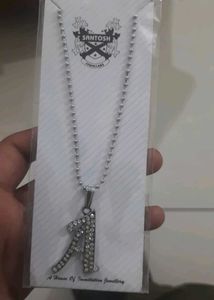 Initial Letter 'A' Necklace